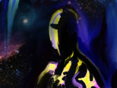 cavaliere 08 - Digital Art - elaborato con Mac mini G4